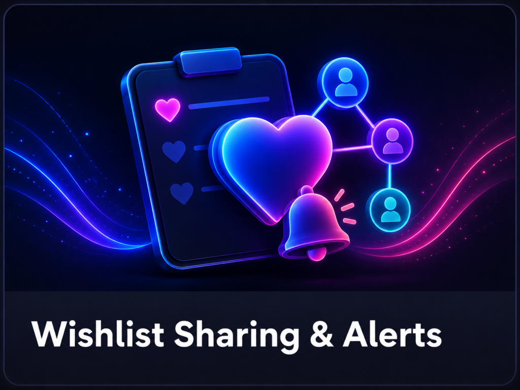 Wishlist Sharing & Alerts